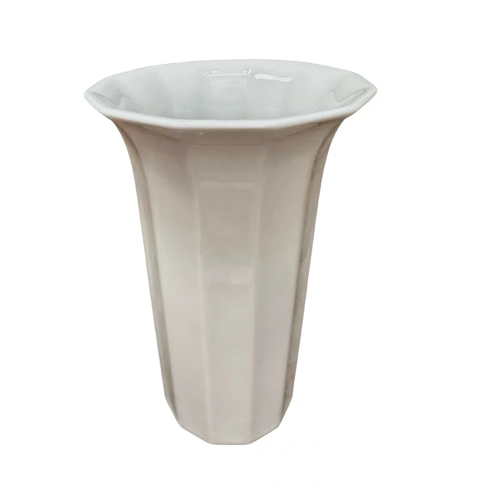 Vintage ROSENTHAL STUDIO LINE White Porcelain Vase 6” Mid Century Modern.